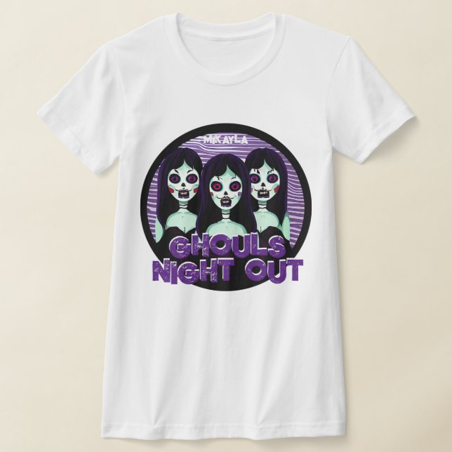 Fun Ghouls Night Out T-Shirt (Laydown)