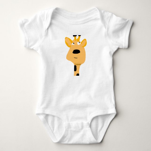 Fun Giraffe Baby Bodysuit (Front)