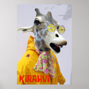 Fun Giraffe Poster! Poster