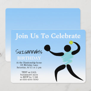 Fun Girls Softball Custom Birthday Party Invitatio Invitation