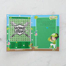 Fun Girls Softball Word Search Happy Birthday