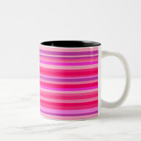 Fun, Girly Pink and Purple Stripes Pattern