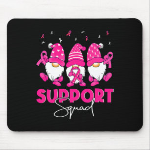 Fun Gnomies Support Squad Breast Cancer Awareness  Mouse Pad