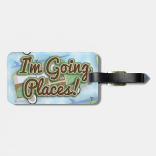 Fun Going Places Cartoon Flashback Fun Luggage Tag
