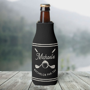 Fun Golf Bachelor Party Last Swing Before the Ring Bottle Cooler