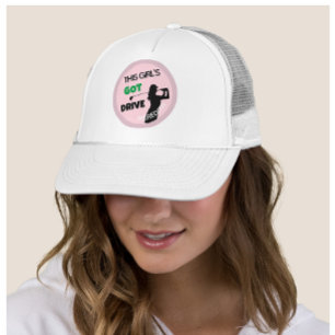 Fun Golf Gal Swing Got Drive Name Trucker Hat
