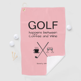 Fun Golf Happens Personalised Golf Towel