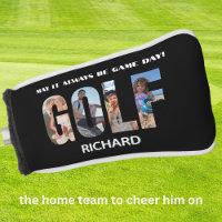 Fun Golf Photo Message Monogram Name