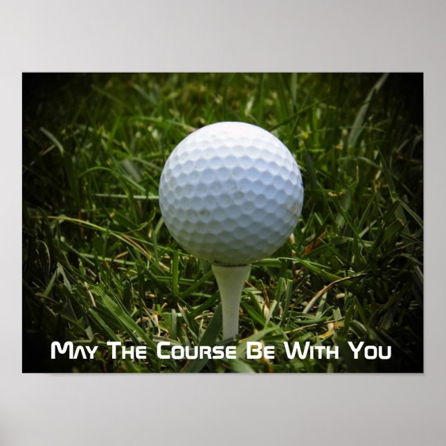 Fun Golf Poster! Great For The Golfer! Poster (Front)