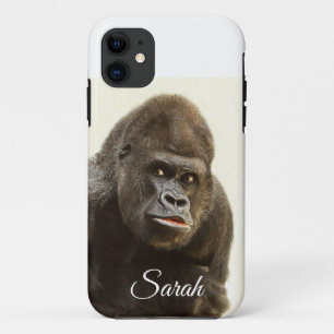 Fun Gorilla Animal Art Custom Case-Mate iPhone Case