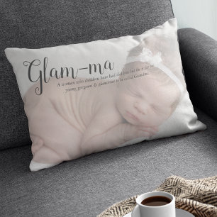 Fun Grandma Photo Lumbar Cushion