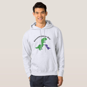 Fun Grandpa Gift Dino Lover Grandpasaurus Rex Gift Hoodie