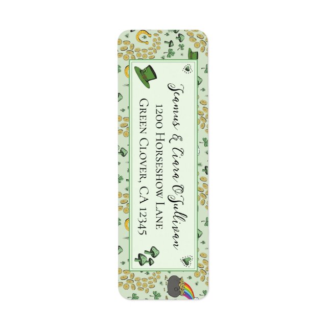 Fun Green St Patricks Day Irish Blessings (Front)