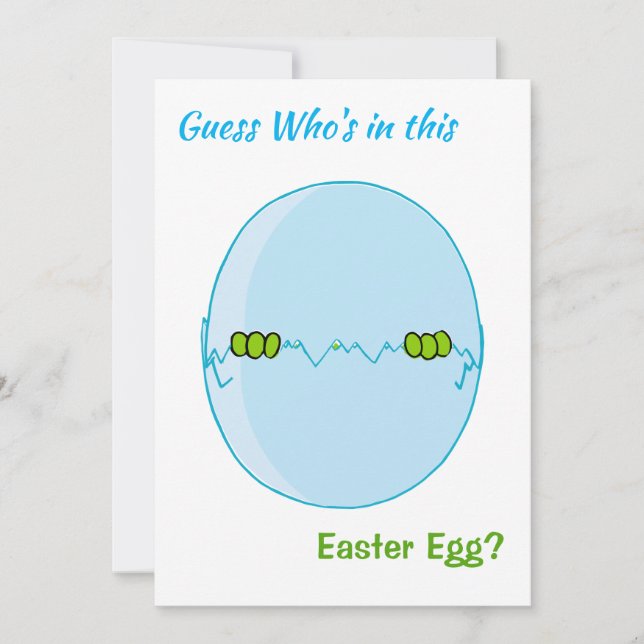 Fun Guess Who's in this Easter Egg Prince Holiday Card (Front)