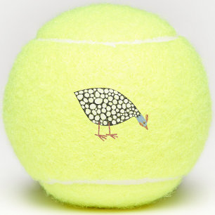 Fun Guinea Fowl Tennis Balls