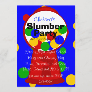 Fun Gumball Machine Invitation