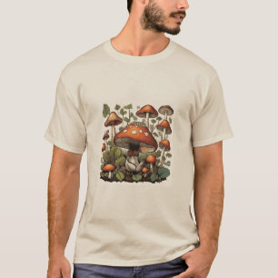 Fun Guy's Anatomy 101 Mycology Mushroom T-Shirt