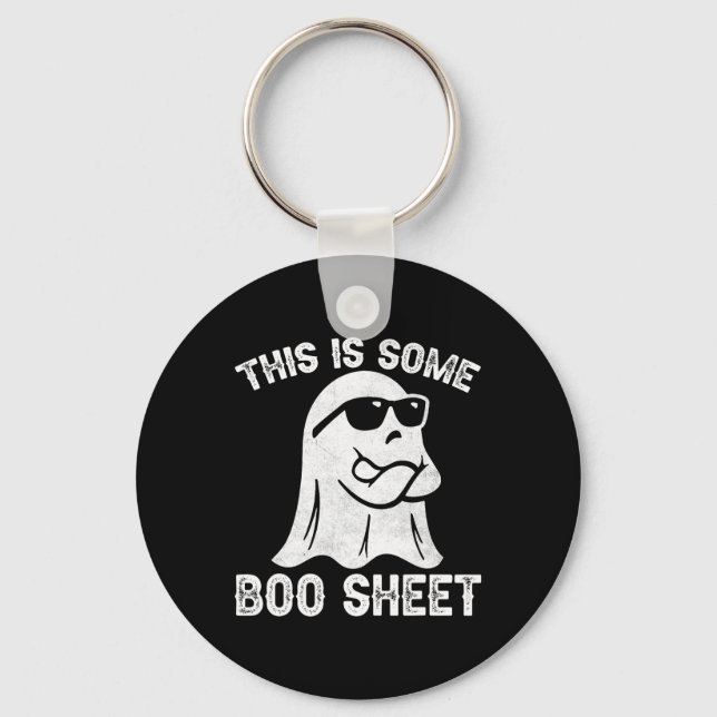 Fun Halloween Boo Ghost Costume This Is Some Boo S Key Ring (Front)