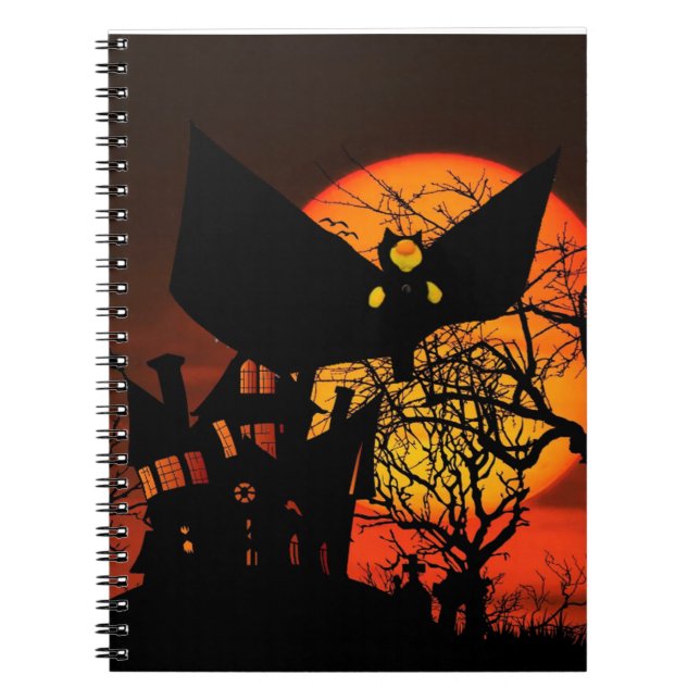 Fun Halloween design Notebook (Front)
