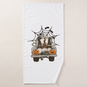 Fun Halloween Designs Halloween Gnomes on a    Bath Towel