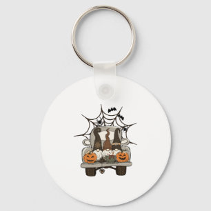 Fun Halloween Designs Halloween Gnomes on a Key Ring