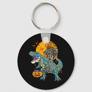Fun Halloween Dinosaur T Rex Mummy Pumpkin Candy S Key Ring