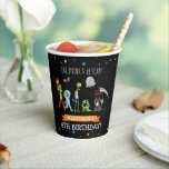 Fun Halloween Kids Birthday Party  Paper Cups<br><div class="desc">Combining Halloween with a kids birthday party is a great combo! These fun colourful paper cups make the perfect tableware for such an occasion.</div>