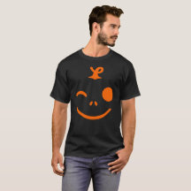 Fun Halloween orange pumpkin face