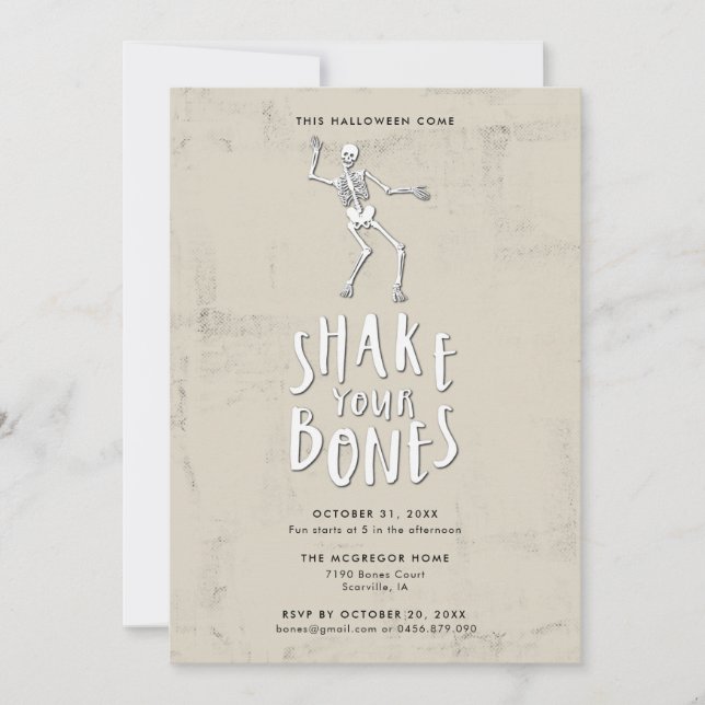 Fun Halloween Party Invitation (Front)