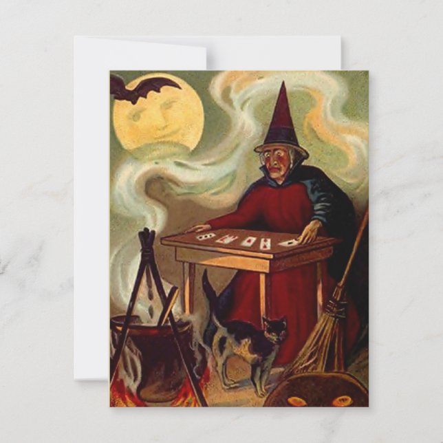 FUN HALLOWEEN PARTY INVITATION ~ EZ TO CUSTOMIZE! (Front)