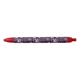 Fun Halloween Pattern Black Ink Pen