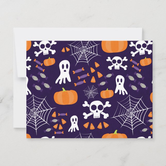Fun Halloween Pattern Card (Front)