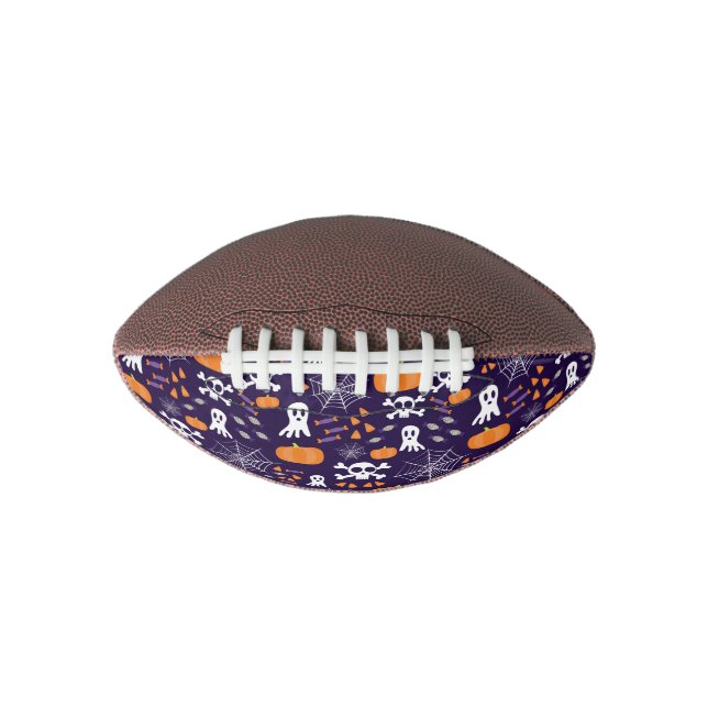Fun Halloween Pattern Football (Front)