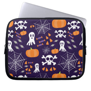 Fun Halloween Pattern Laptop Sleeve