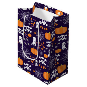Fun Halloween Pattern Medium Gift Bag