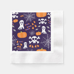 Fun Halloween Pattern Napkin