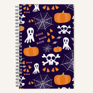 Fun Halloween Pattern Notebook