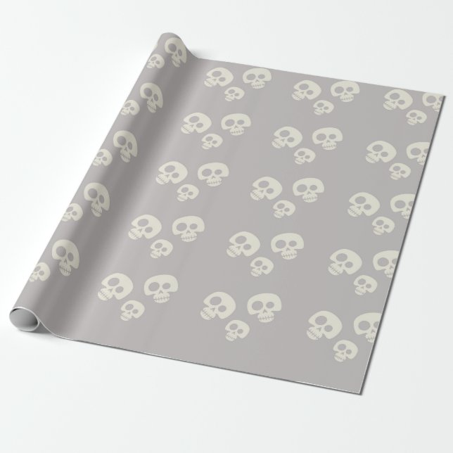 Fun Halloween pattern Wrapping Paper (Unrolled)