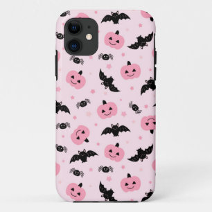 Fun Halloween Pumpkins and Bat Pattern Case-Mate iPhone Case