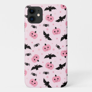 Fun Halloween Pumpkins and Bat Pattern Case-Mate iPhone Case