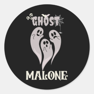 Fun Halloween Spooky Season Fall Season Cute Ghost Classic Round Sticker