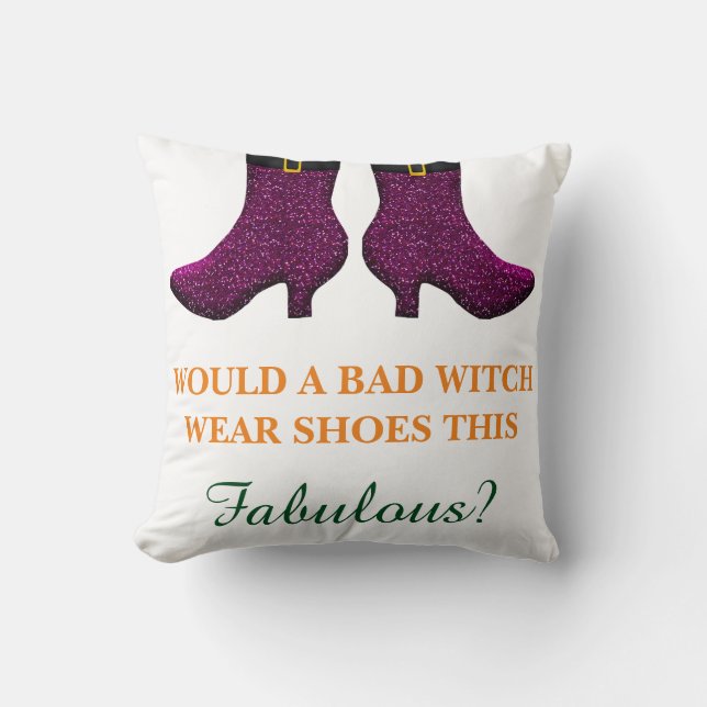 Fun Halloween The Holiday Bad Witch Fabulous Cushion (Front)