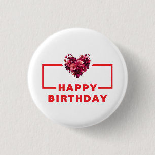 Fun Happy Birthday Button – Perfect for Parties