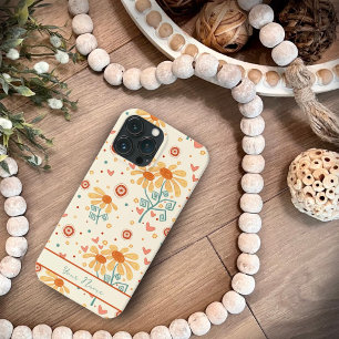 Fun Happy Flowers Cute Pattern Inspirivity Case