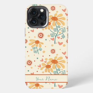 Fun Happy Flowers Cute Pattern Inspirivity Case