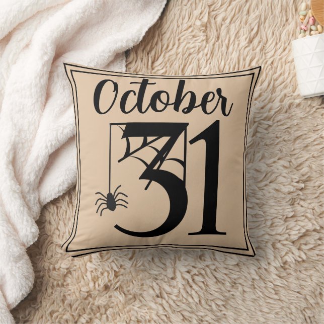 Fun Happy Halloween October 31st Cushion (Blanket)