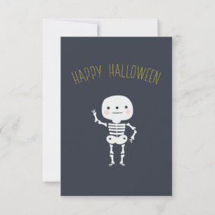 Fun "Happy Halloween" Skeleton Custom