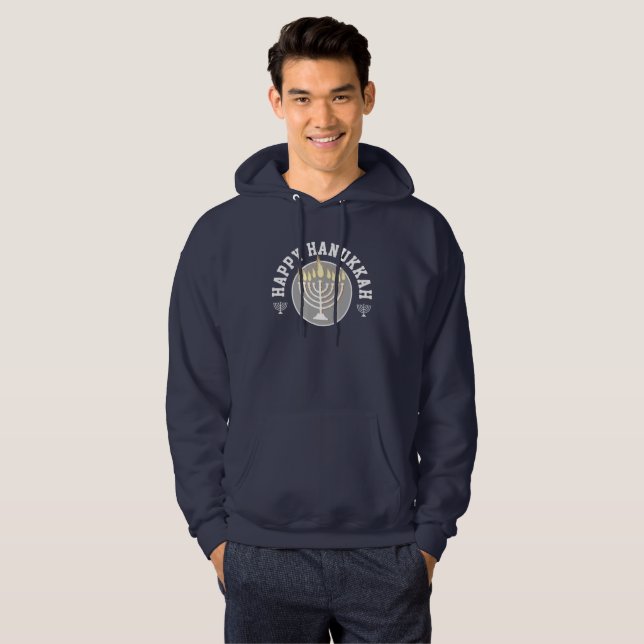Fun Happy Hanukkah Sweatshirt (Front Full)