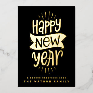 FUN HAPPY NEW YEAR 2026 Custom Business Gold