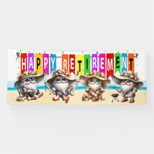 FUN HAPPY RETIREMENT  BANNER